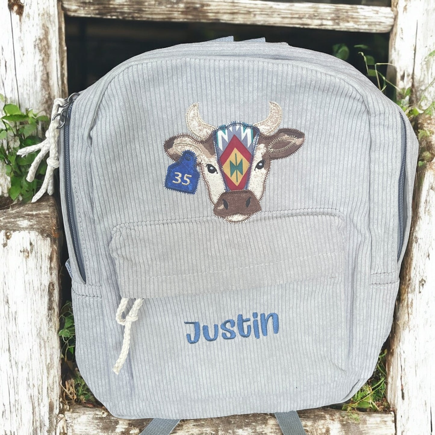 Embroidered Backpack
