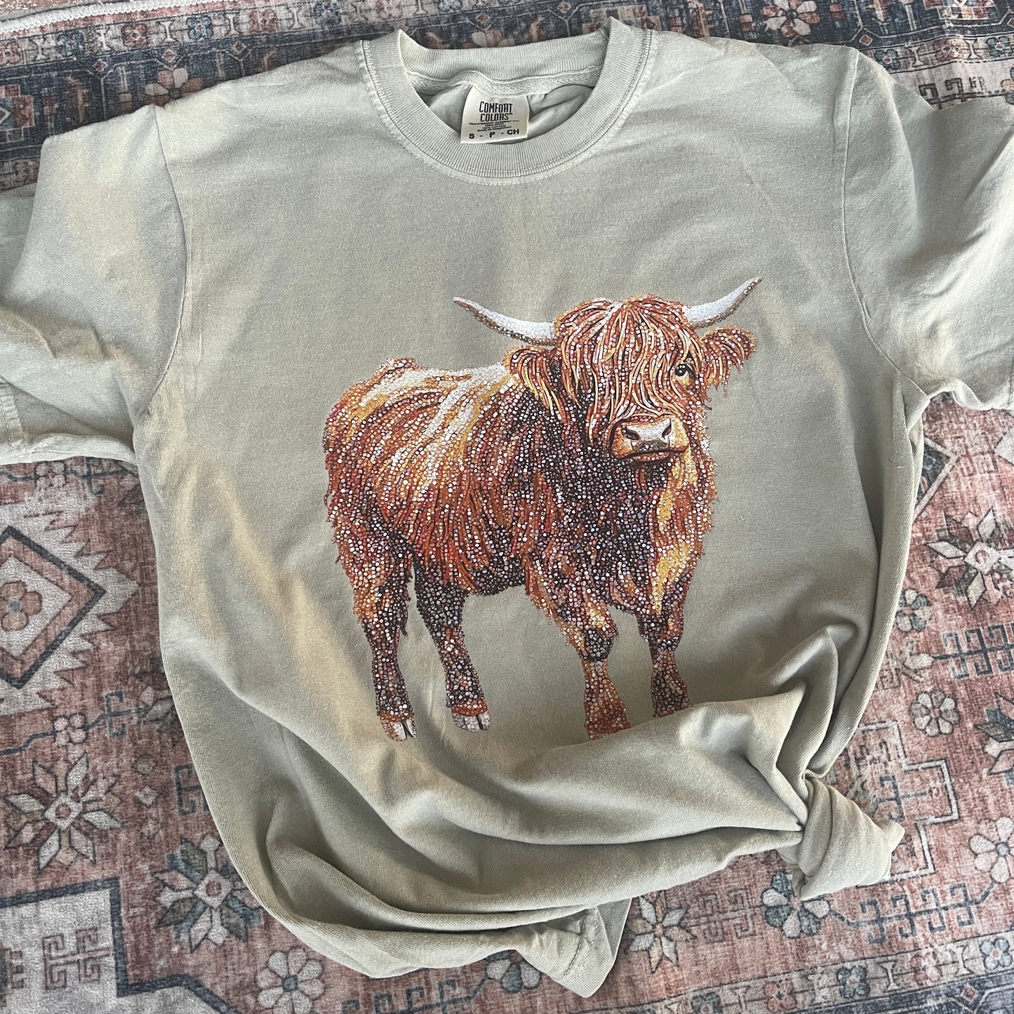 Faux Rhinestone T-shirt