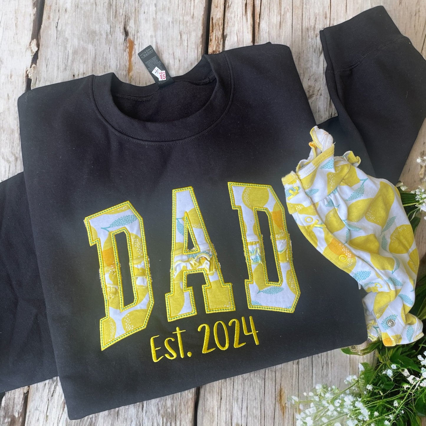 Keepsake Satin Stitched Baby Clothes Mama Sweatshirt