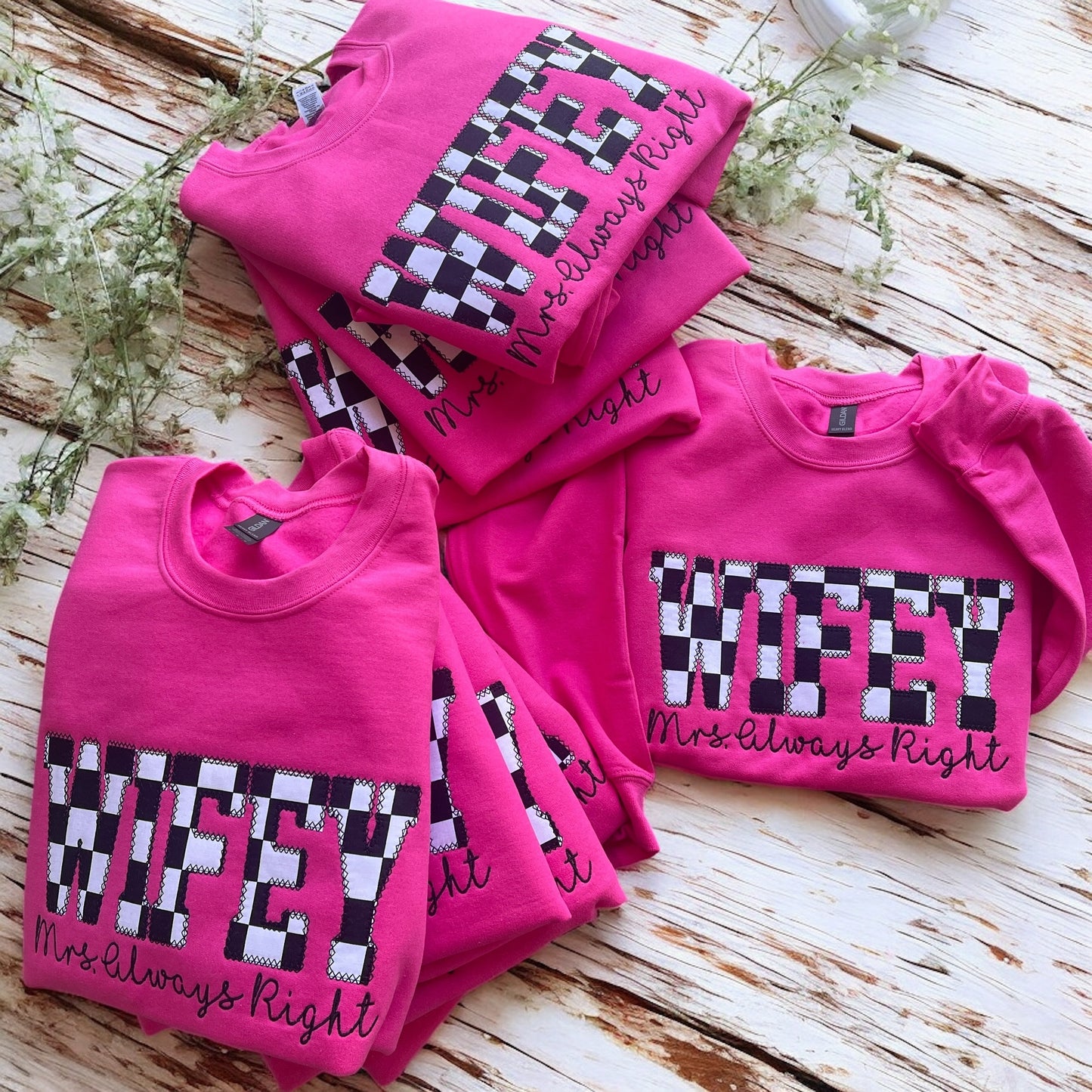 Mama Sweatshirt, Auntie, Wifey Etc customizable