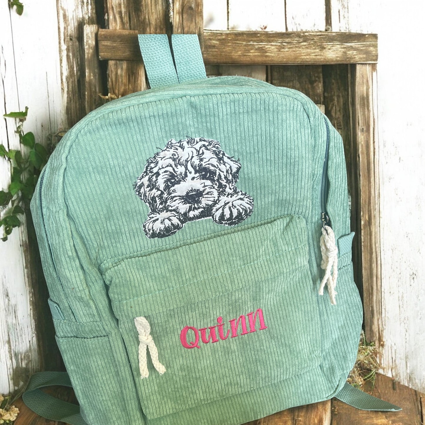 Embroidered Backpack