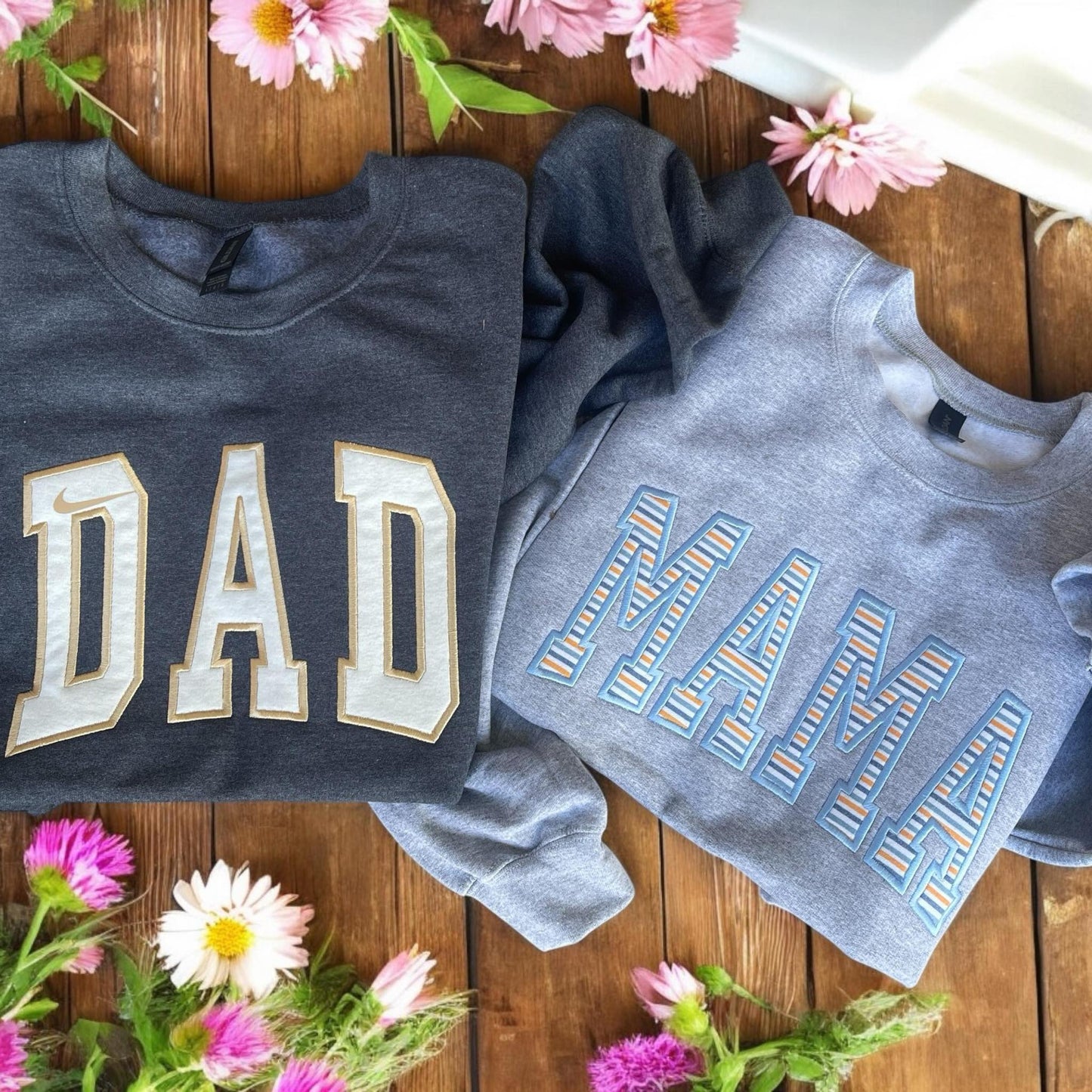 Keepsake Satin Stitched Baby Clothes Mama Sweatshirt