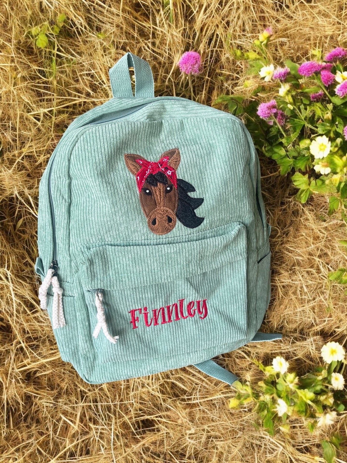 Embroidered Backpack
