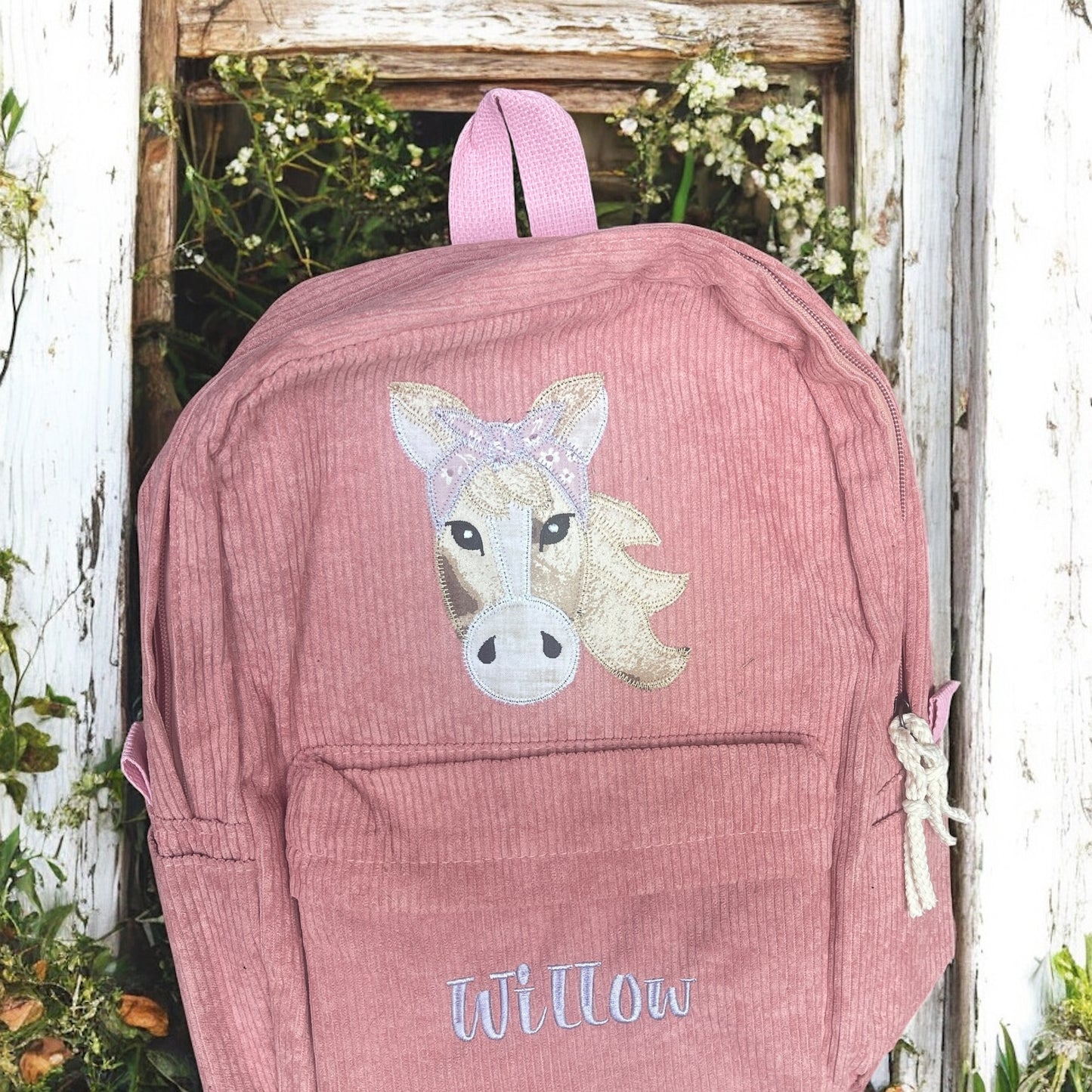 Embroidered Backpack