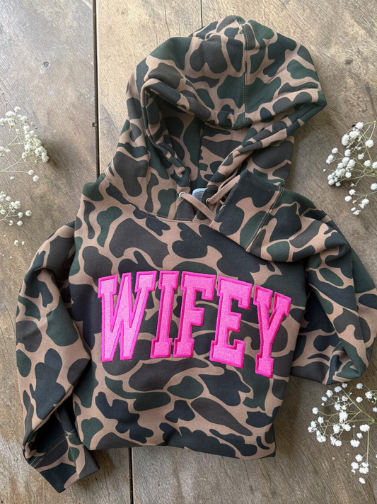 Duck Camo embroidered hoodie