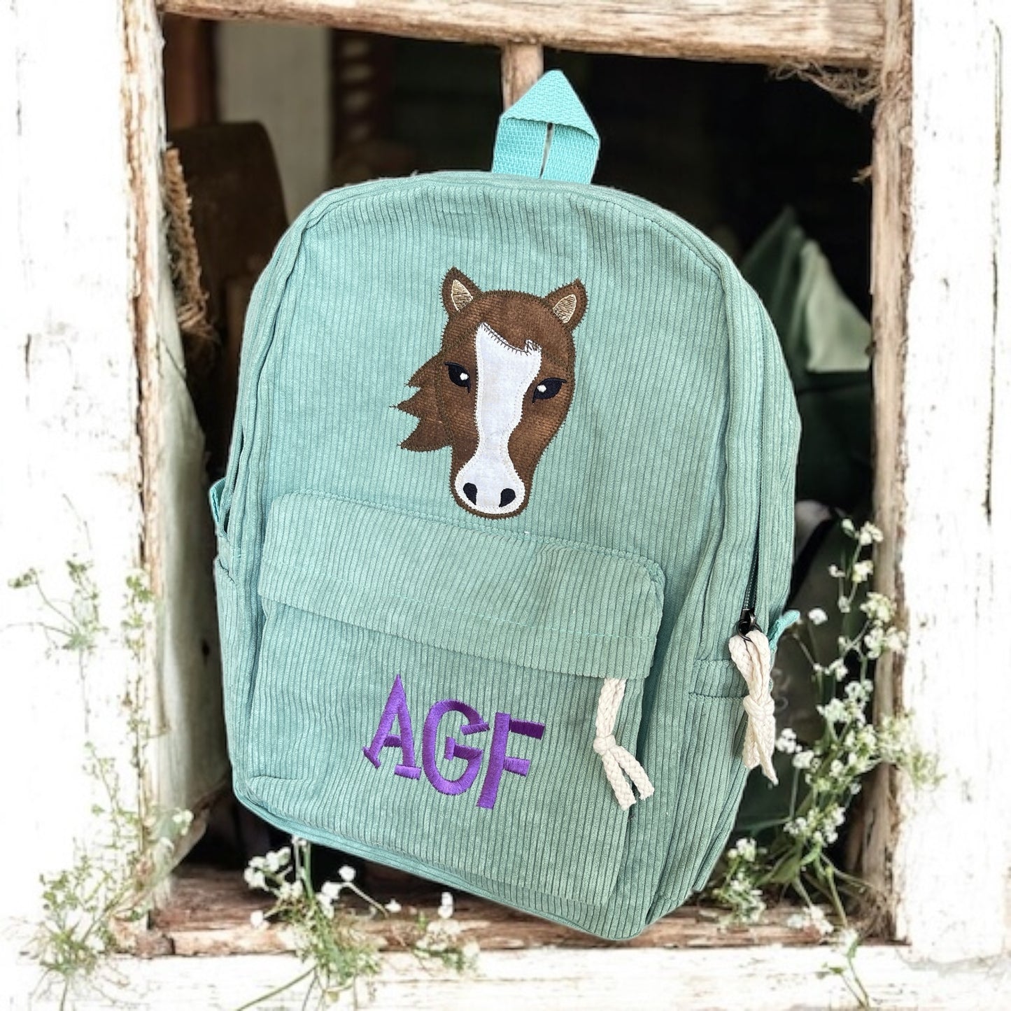 Embroidered Backpack
