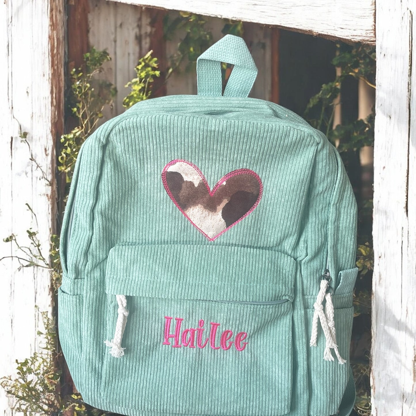 Embroidered Backpack