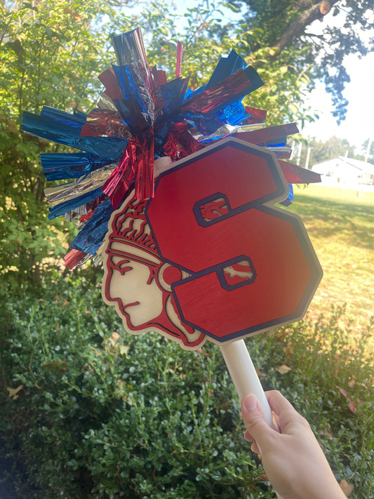 Cowbell Mascot Cheer stick