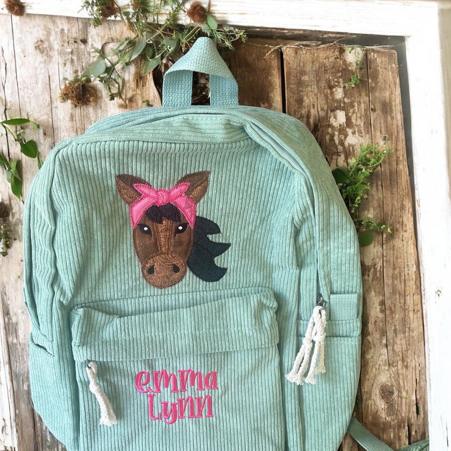 Embroidered Backpack
