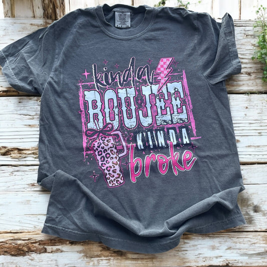 Youth Kinda Boujee Kinda Broke Tee