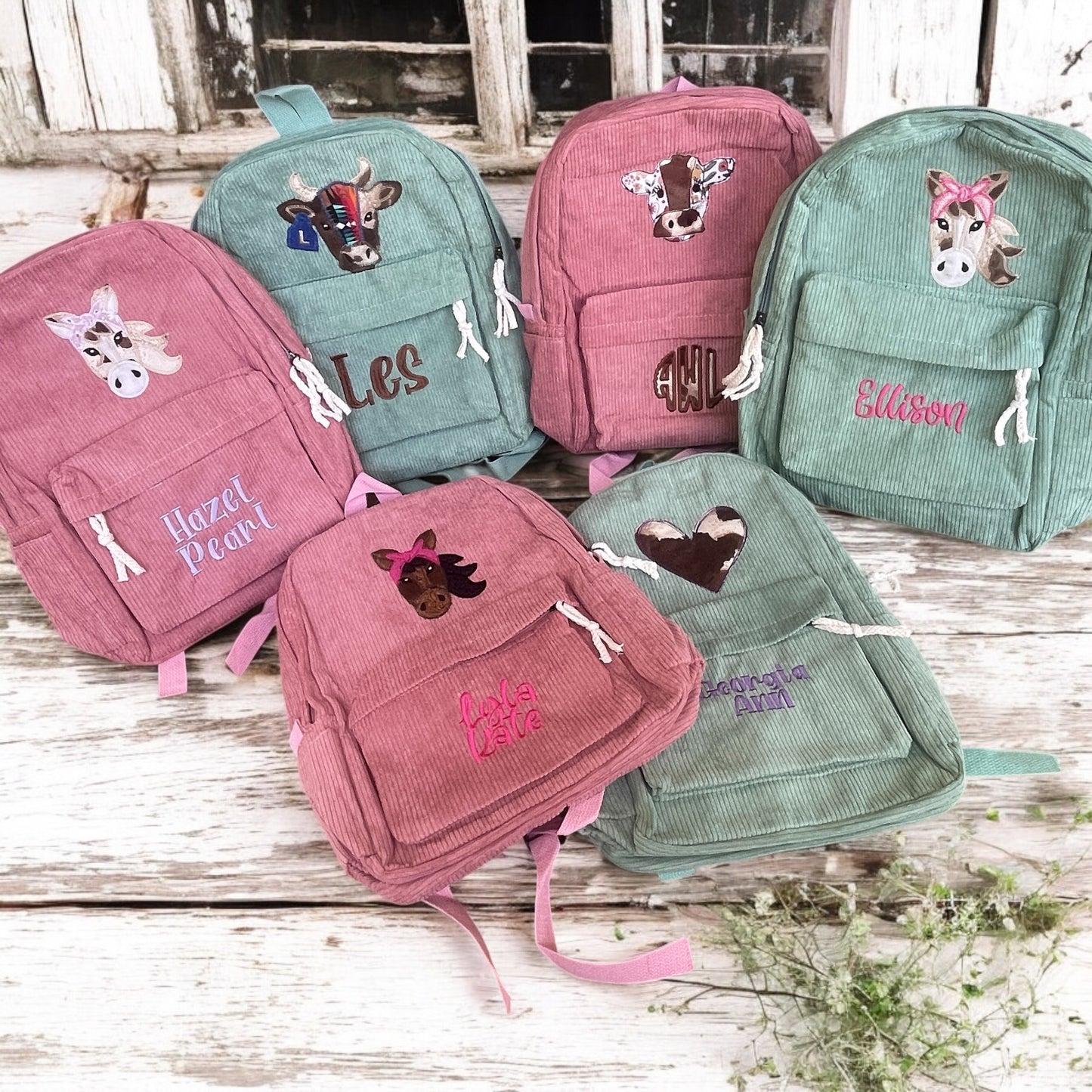 Embroidered Backpack