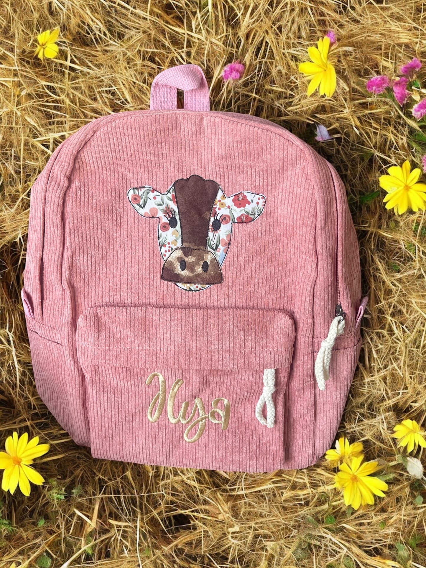 Embroidered Backpack