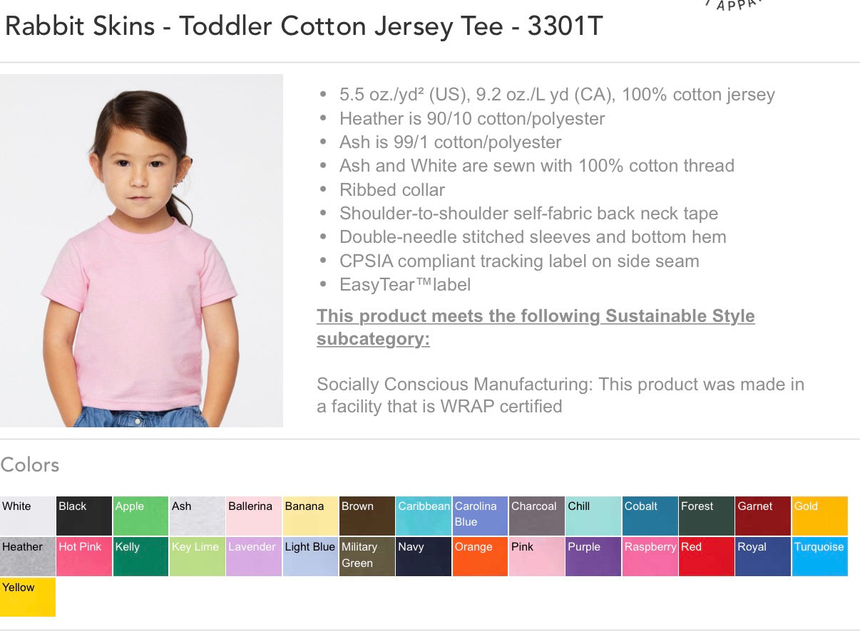 Toddler-Youth I’m fine embroidered tee