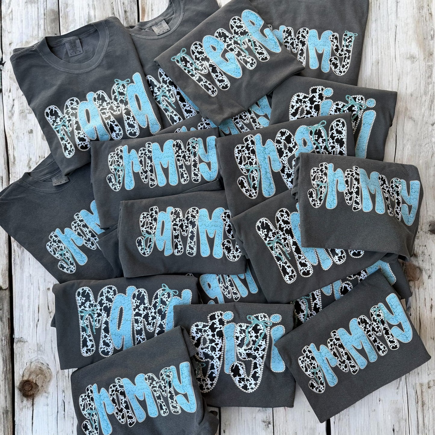 Cowprint Name Custom tee