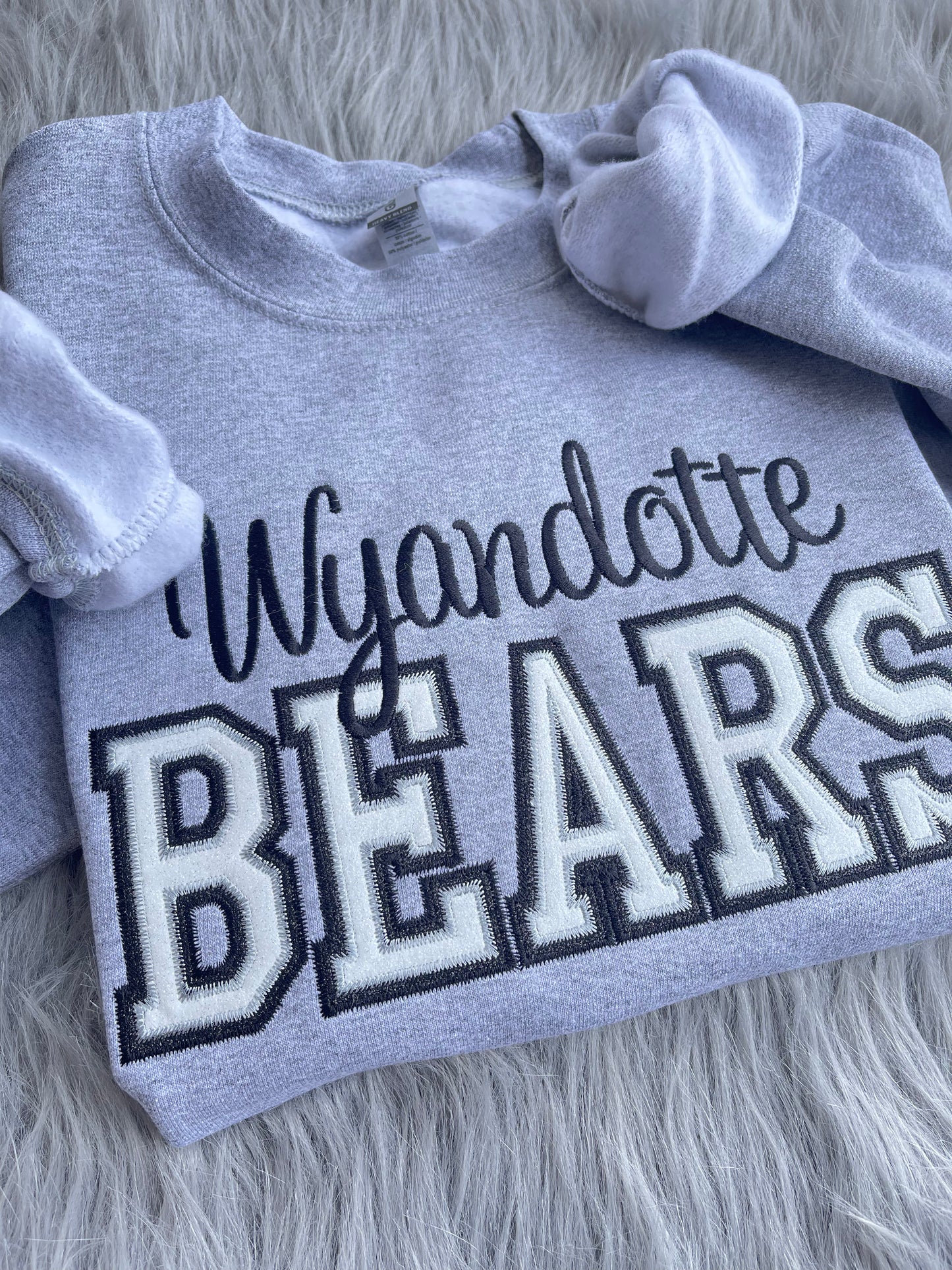 Varsity Glitter Team Crewneck