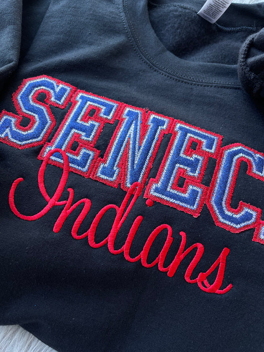 Varsity Glitter Team Crewneck