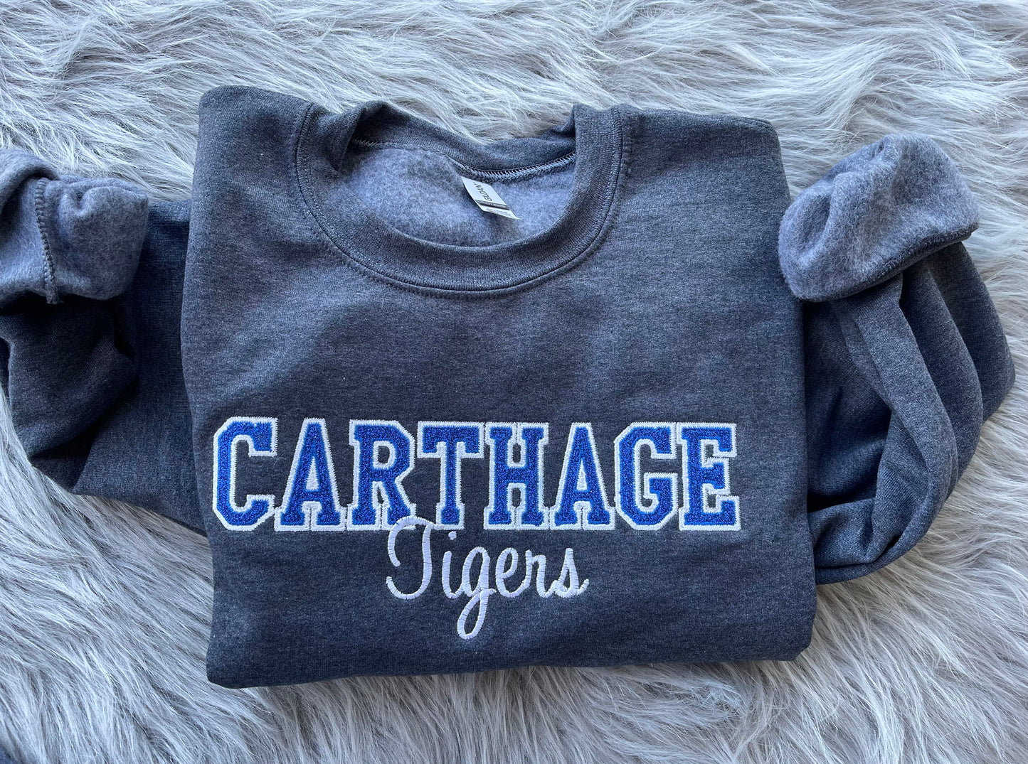 Varsity Glitter Team Crewneck