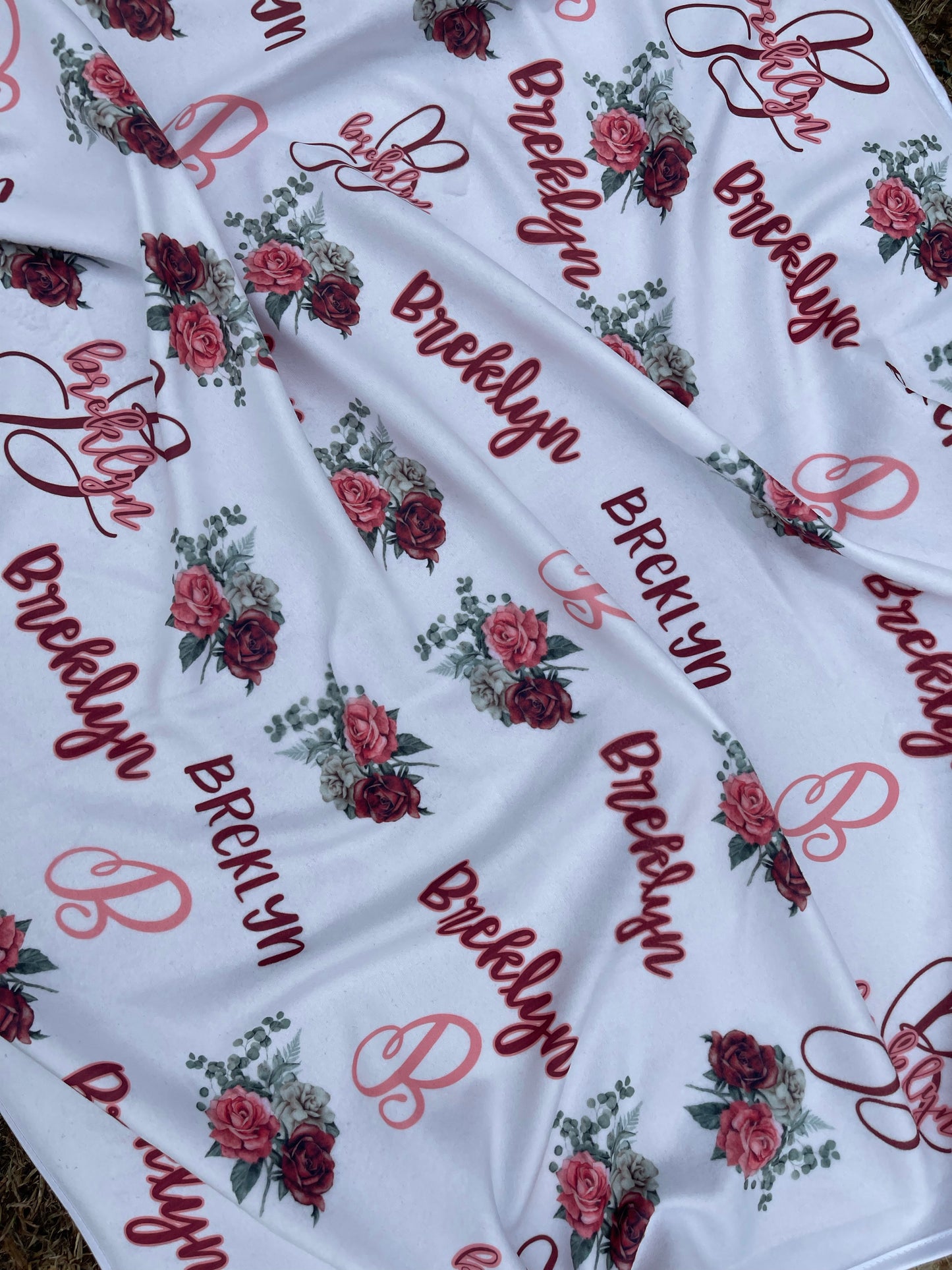 Personalized baby blanket 30”X30” choose your theme