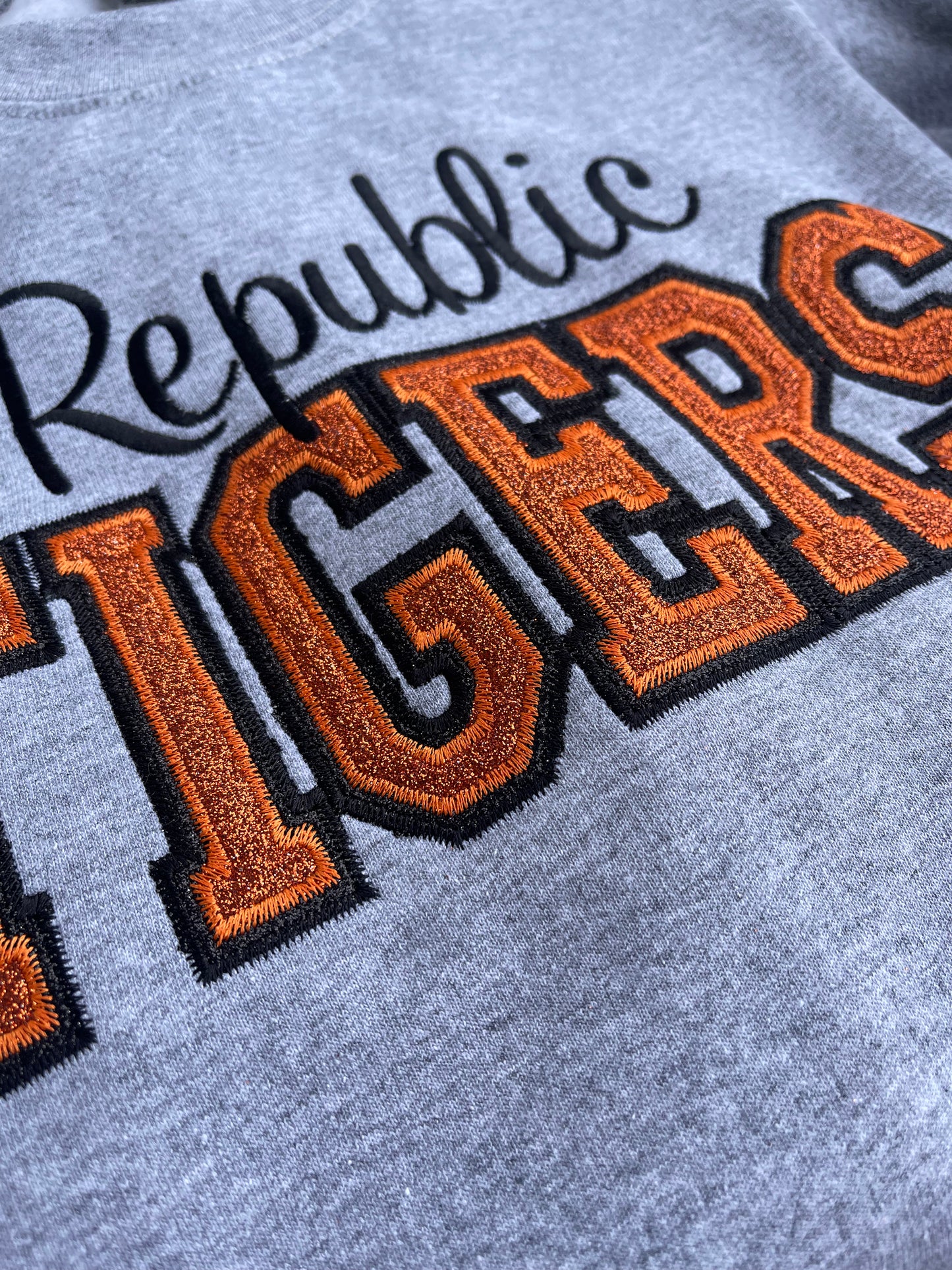 Varsity Glitter Team Crewneck