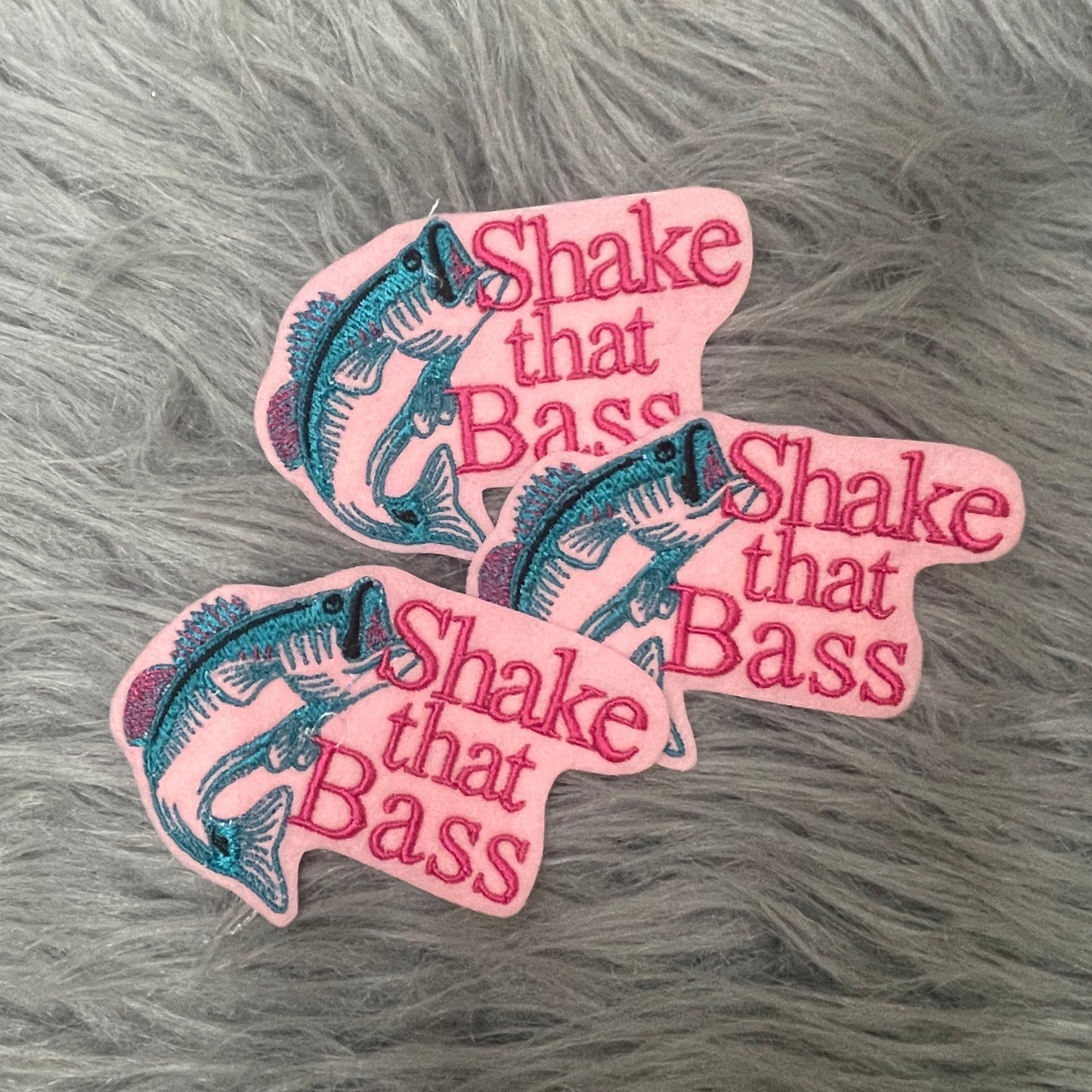 Shake that Bass iron on patch