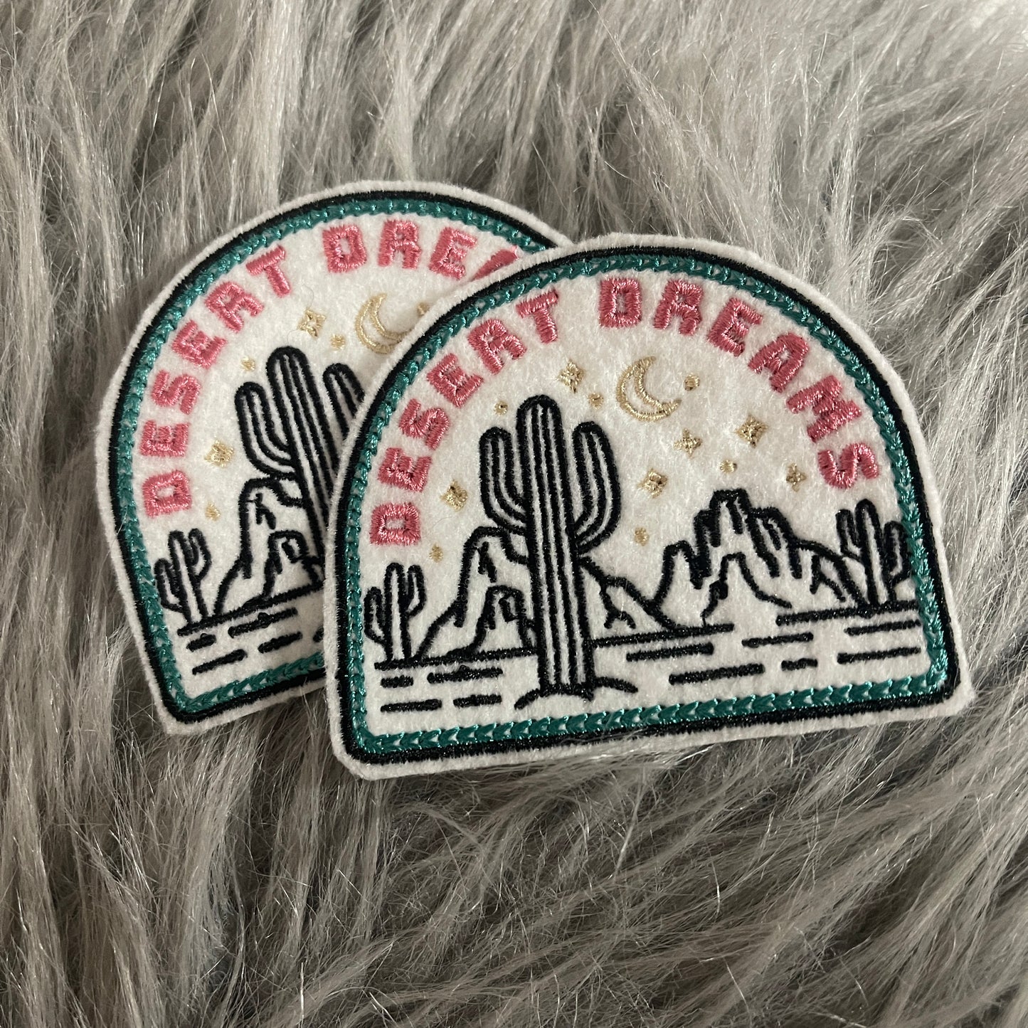 Desert Dreams Iron on embroidered patch