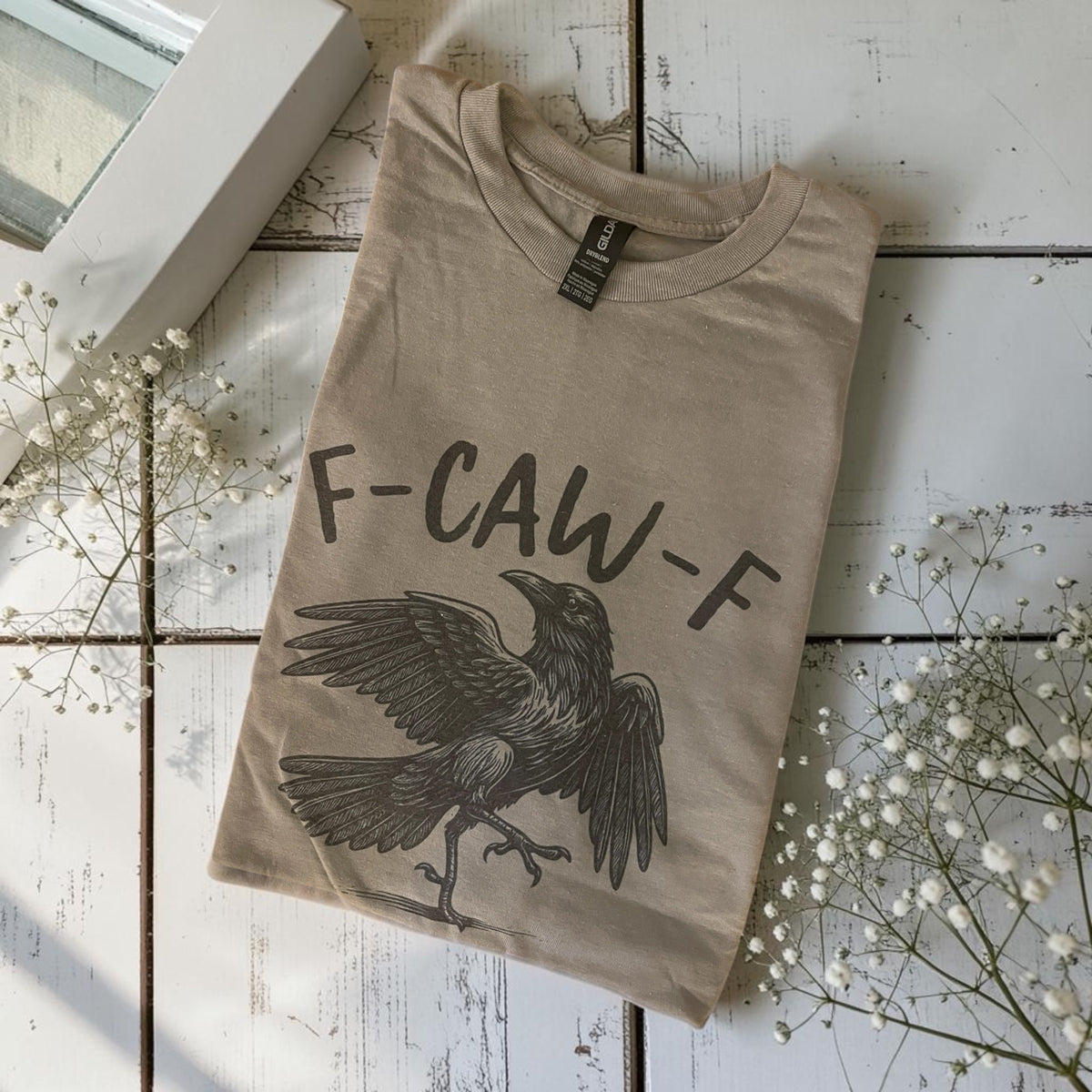 Ready to ship 2X F-Caw-F tshirt