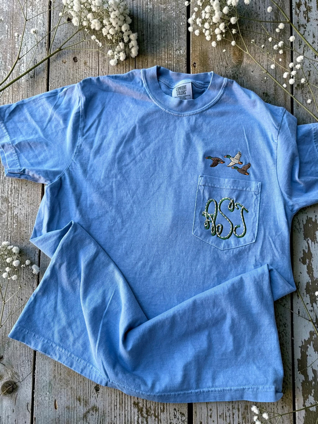 Custom Monogrammed Mallard Pocket Tee