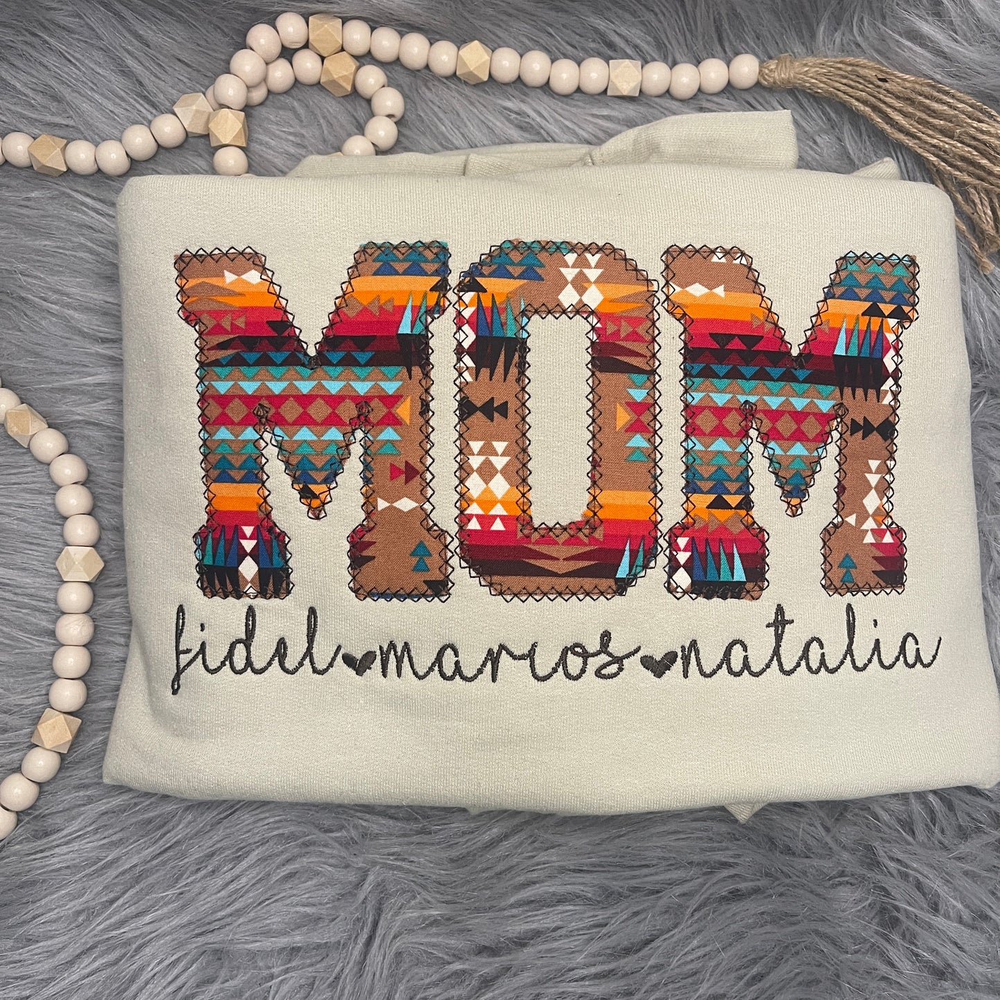 Customizable Mama Sweatshirt, Auntie, Wifey Etc