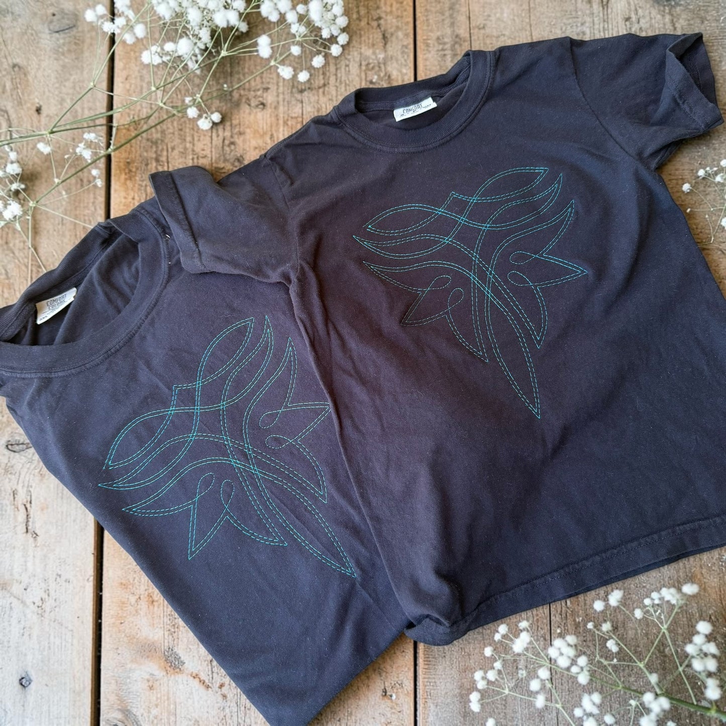 Western Boot Stitch Tshirt