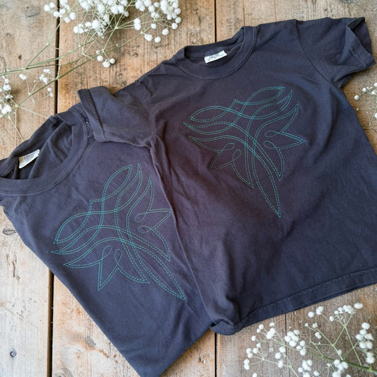 Western Boot Stitch Tshirt