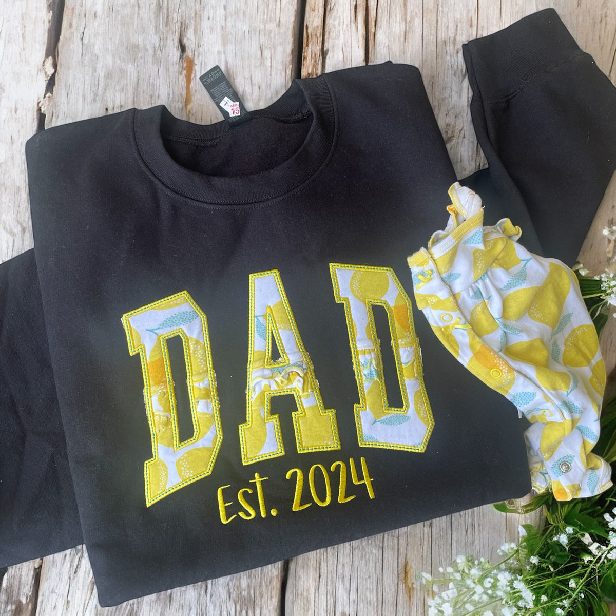 Keepsake Satin Stitched Baby Clothes Mama Sweatshirt