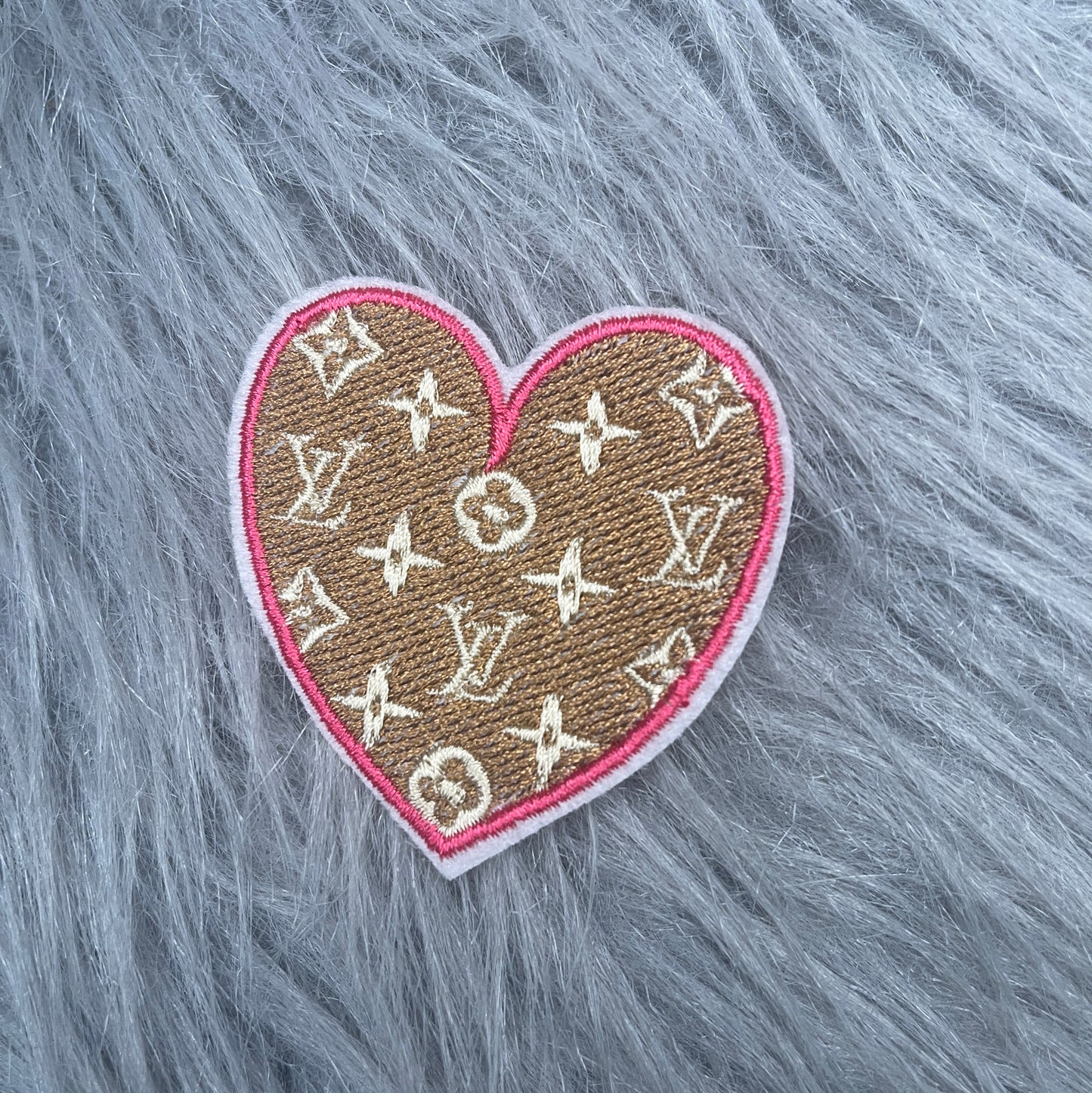 Limited Smile or Heart iron on designer patch