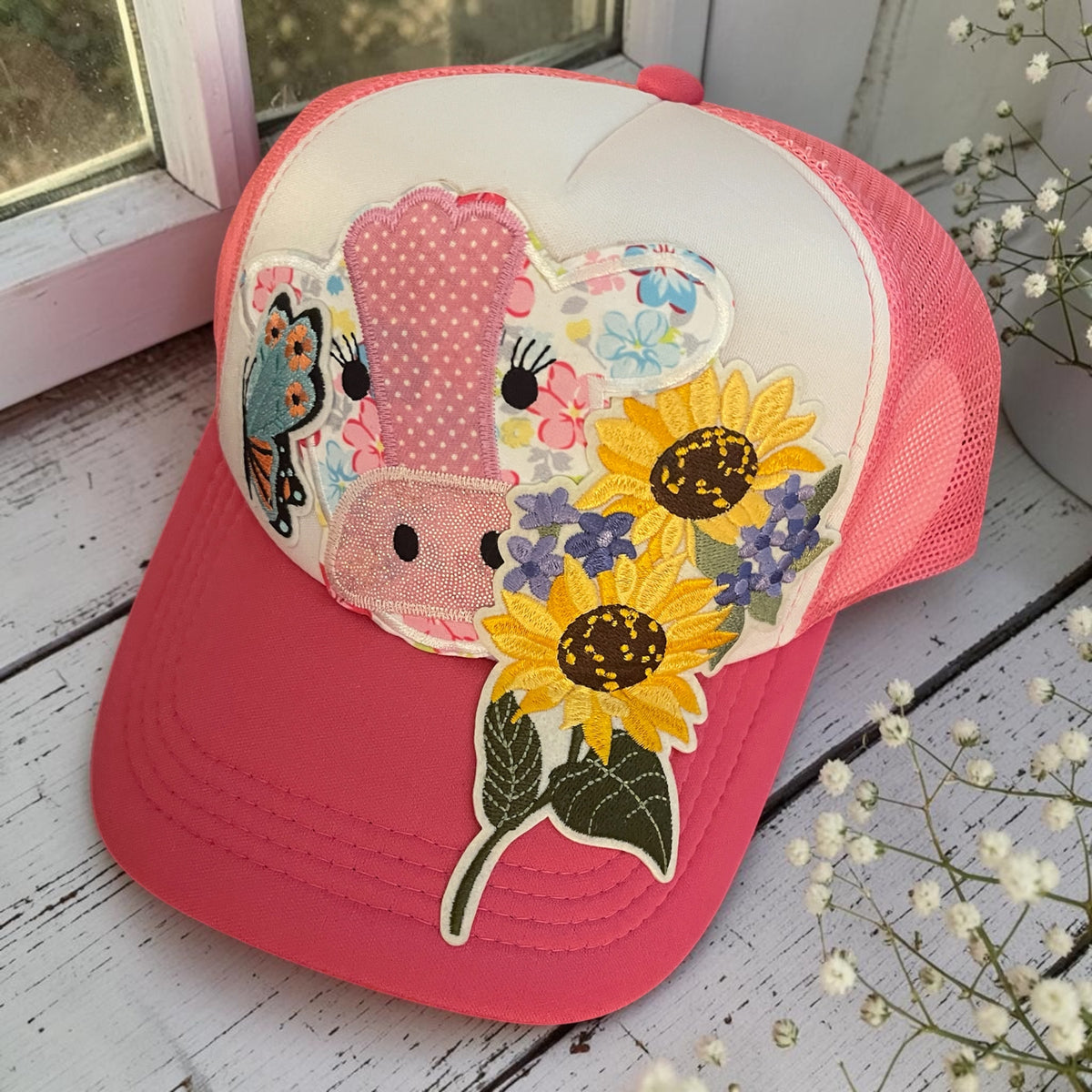 Ready to ship women’s pink country lifestyle hat