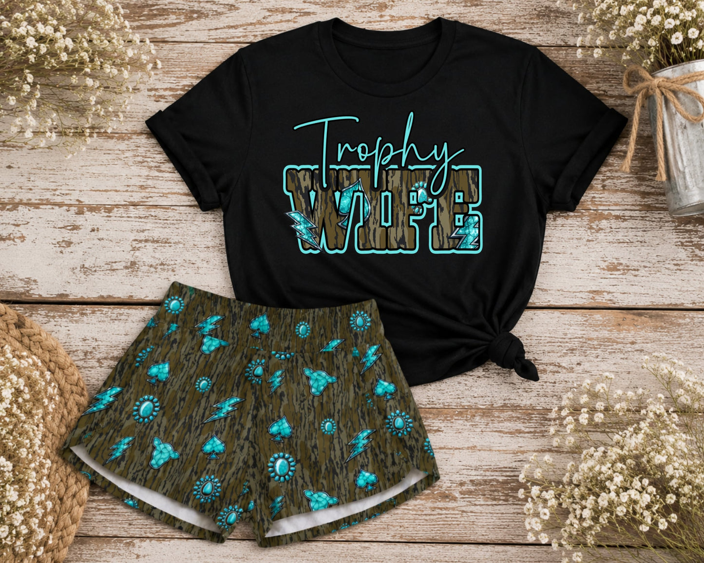 PRE ORDER - Camo Trophy Wife 2 OUTFIT set