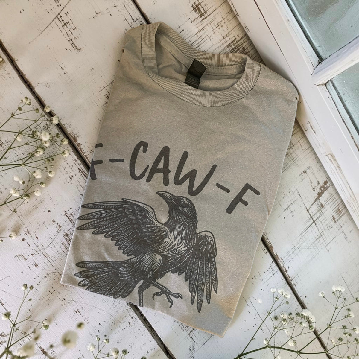 Ready to ship small F-Caw-F tee