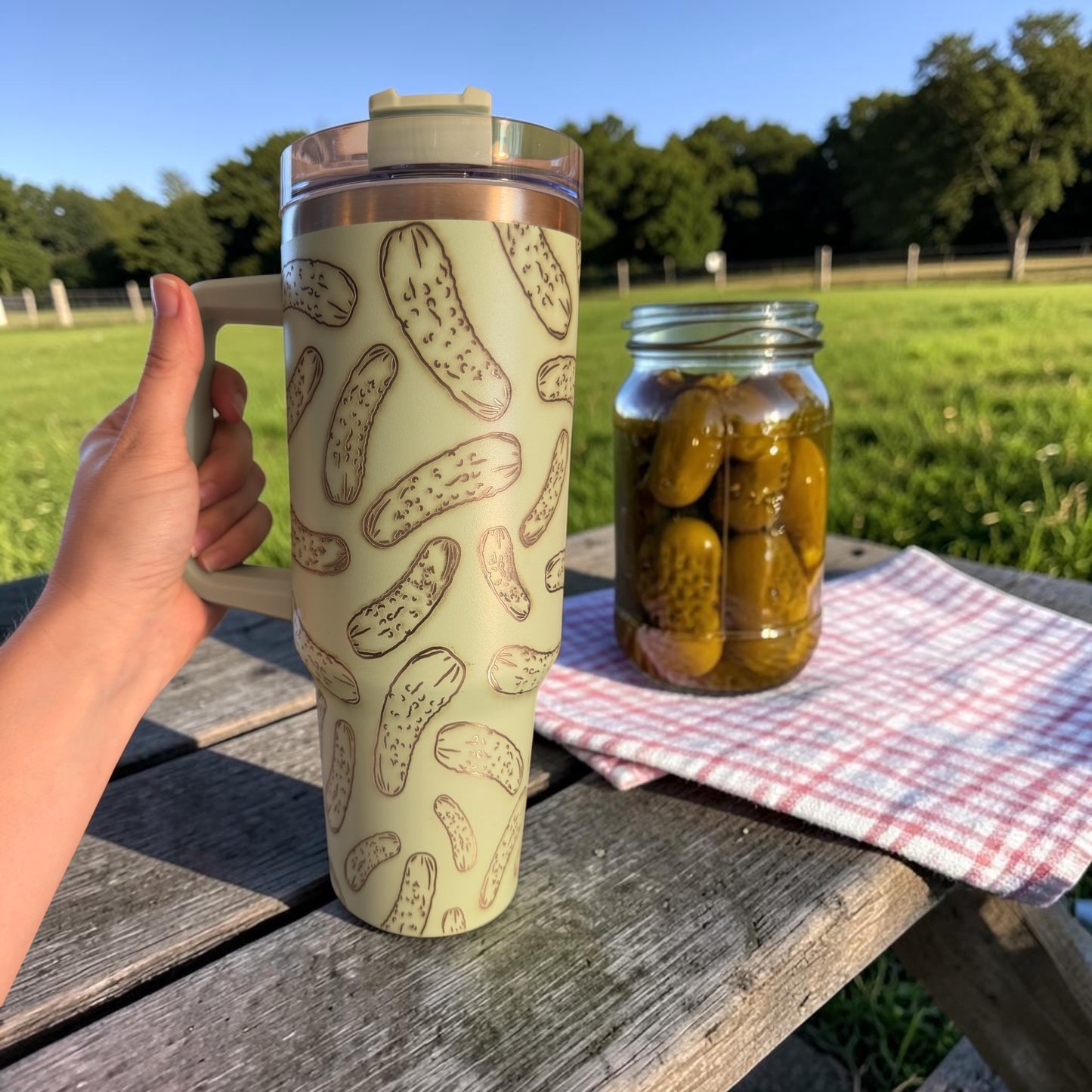 Pickle 40oz tumbler