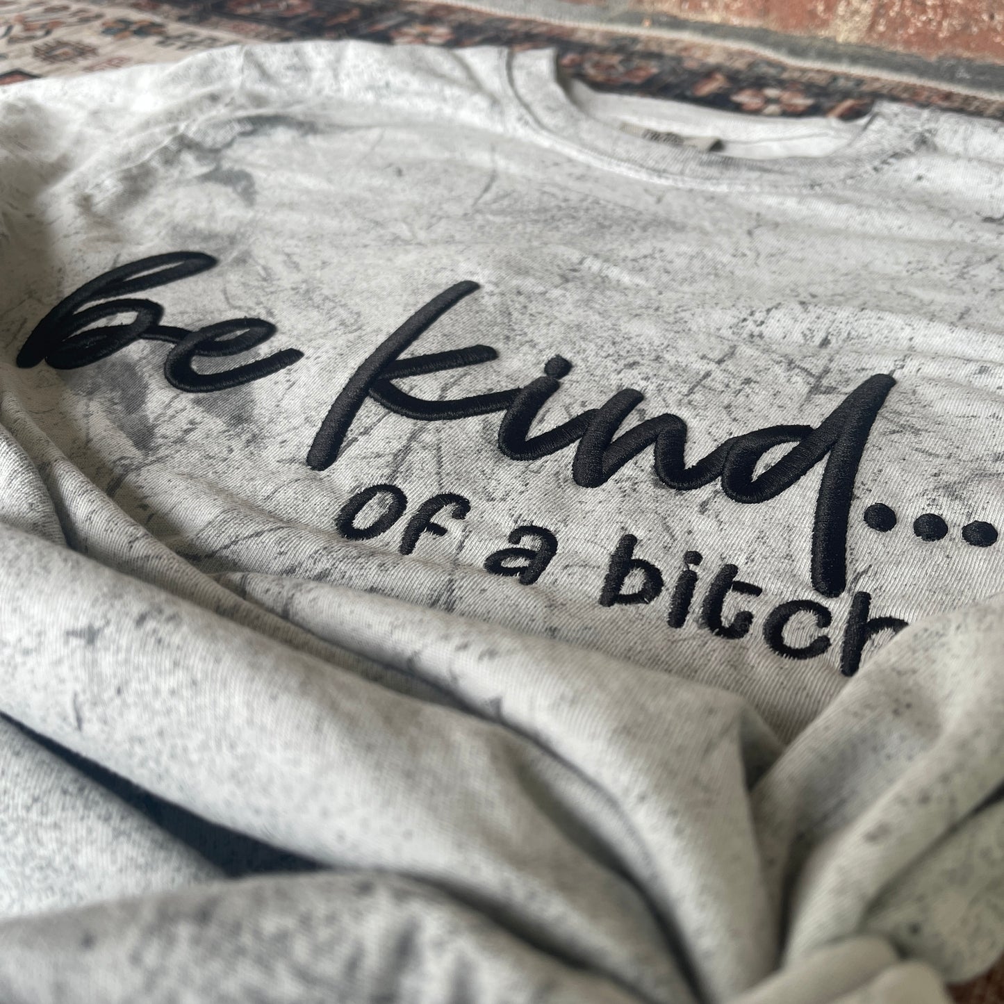 Be Kind 3D Embroidered Tee