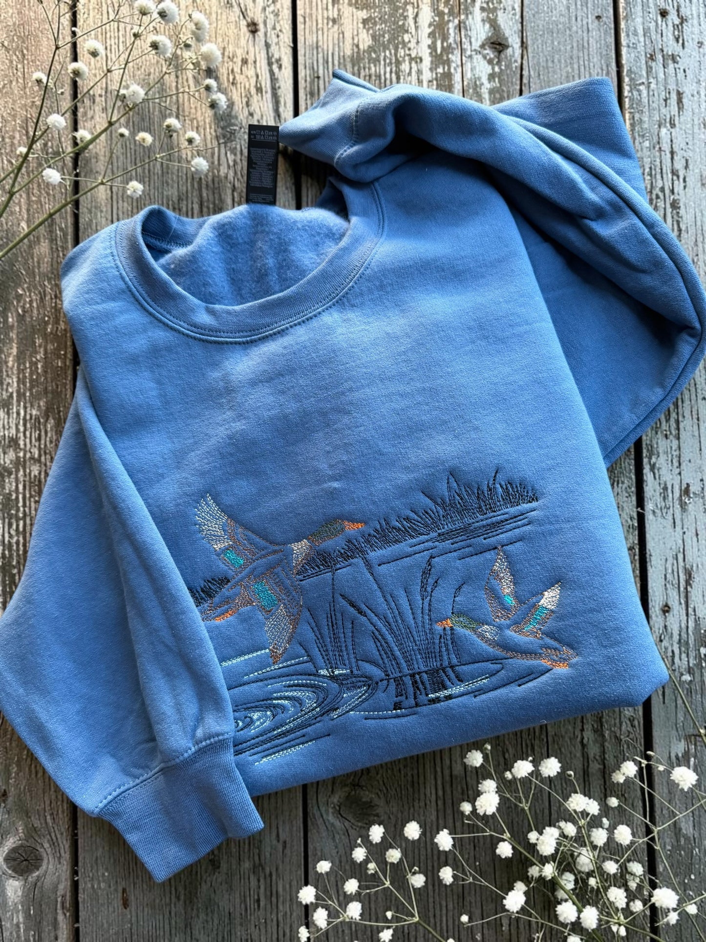 Mallard Marsh Embroidered Sweatshirt