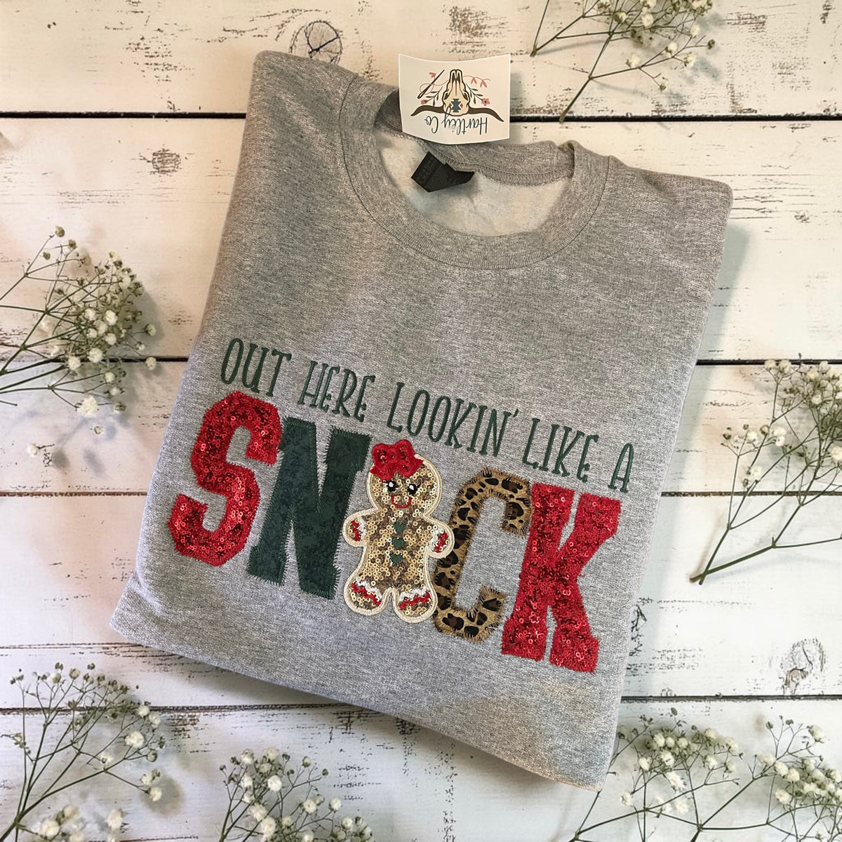Ready to ship XL out here lookin’ like a SNACK sweatshirt