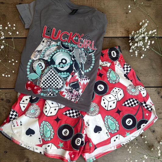 Lucky girl CORAL MAMA OUTFIT SET - PRE ORDER closes 6/10 3 week tat
