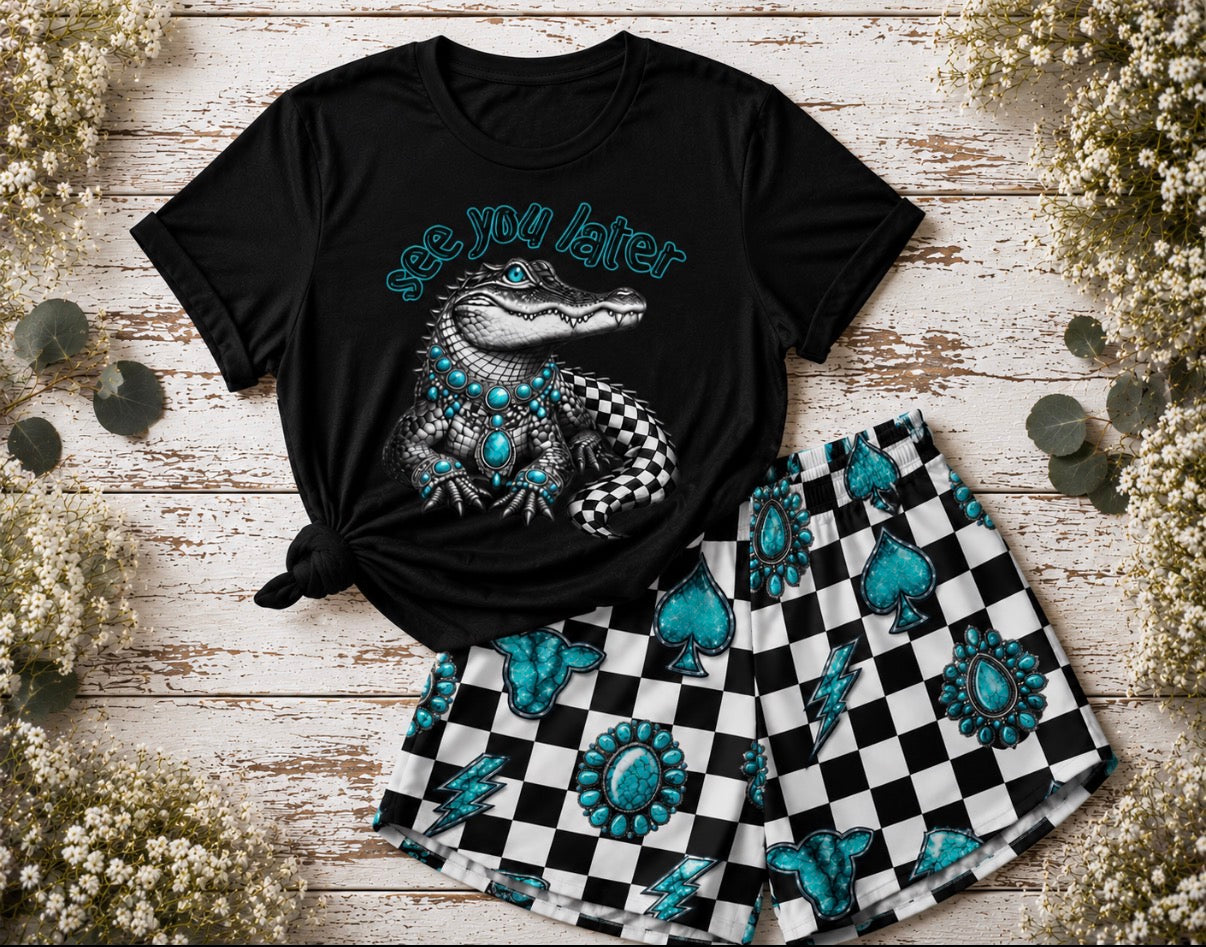 PRE ORDER - Midnight Gator OUTFIT set