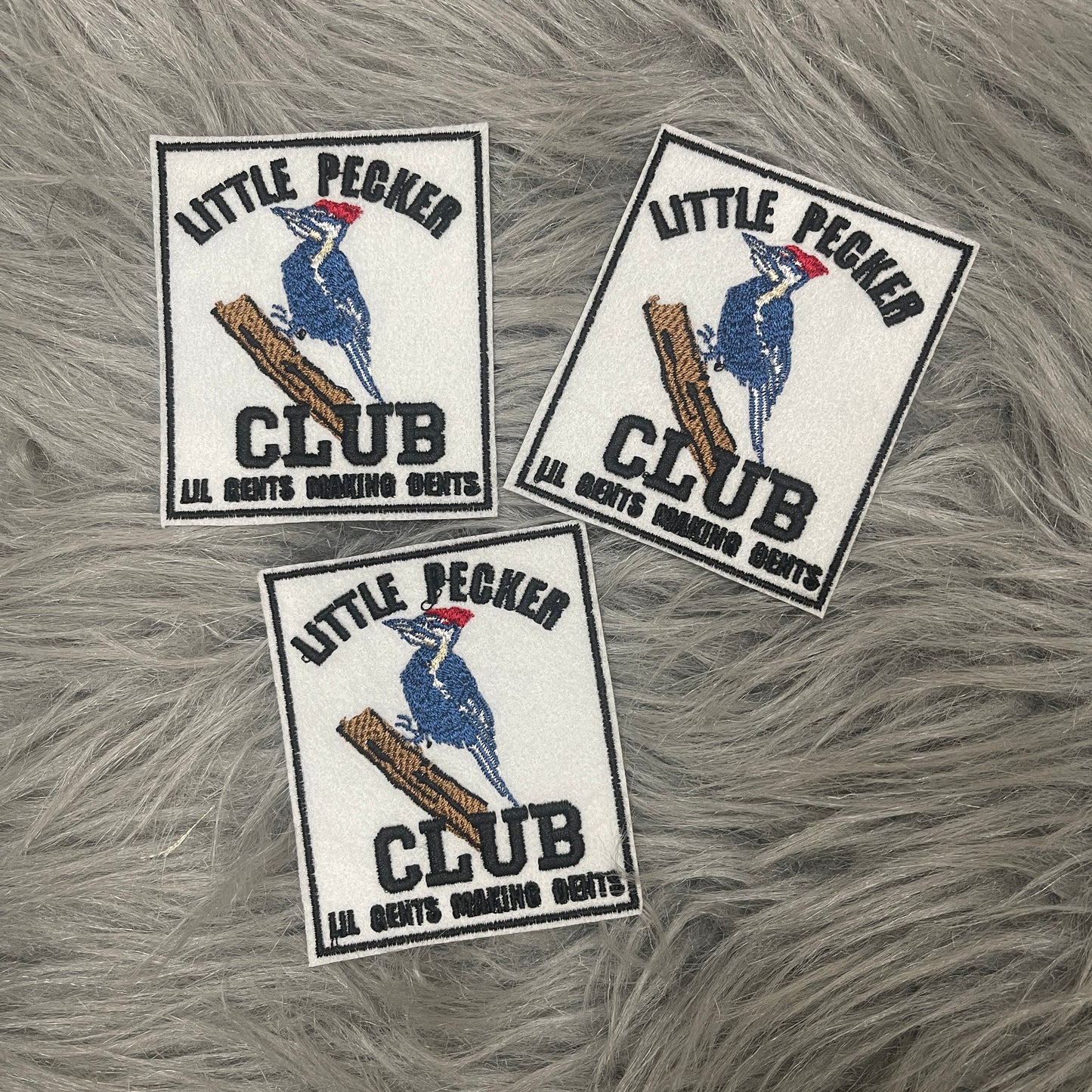 Little Pecker Club iron on patch