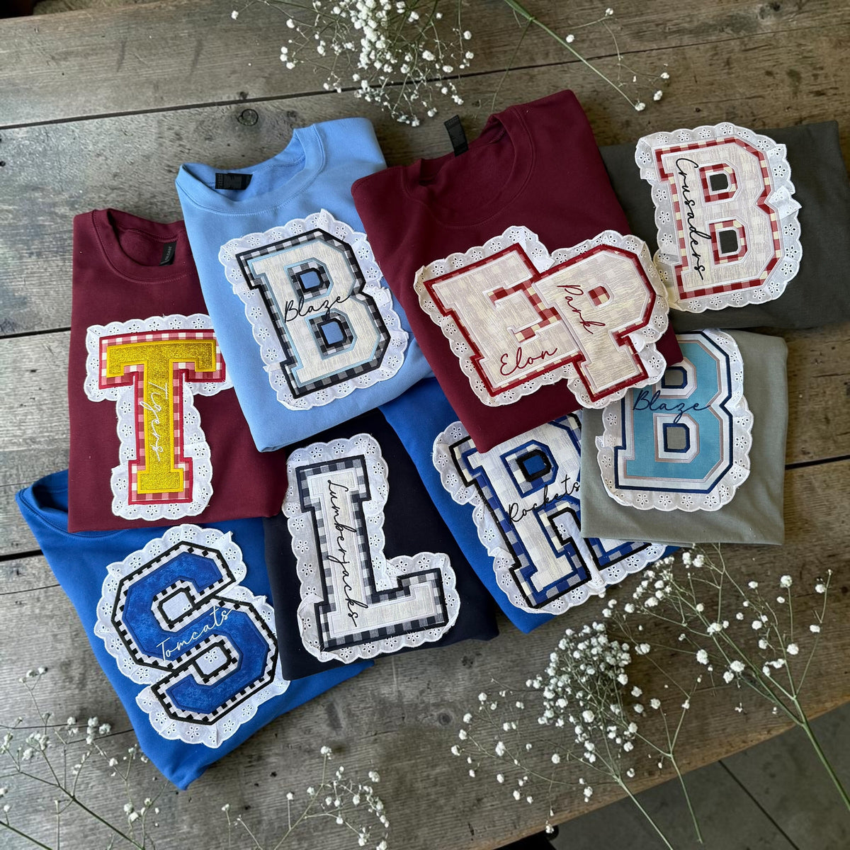 Varsity Appliqué Team Crewneck