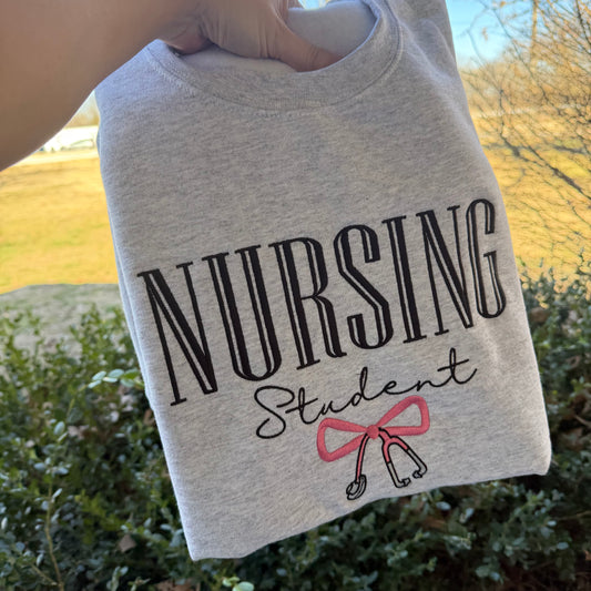 Personalized nursing sweatshirt