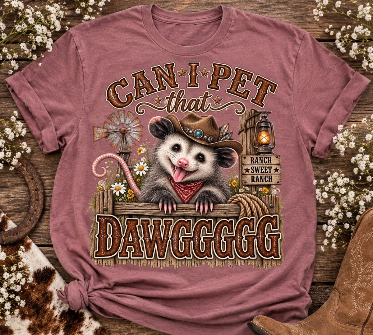 Can I pet that DAWGGGG graphic tee