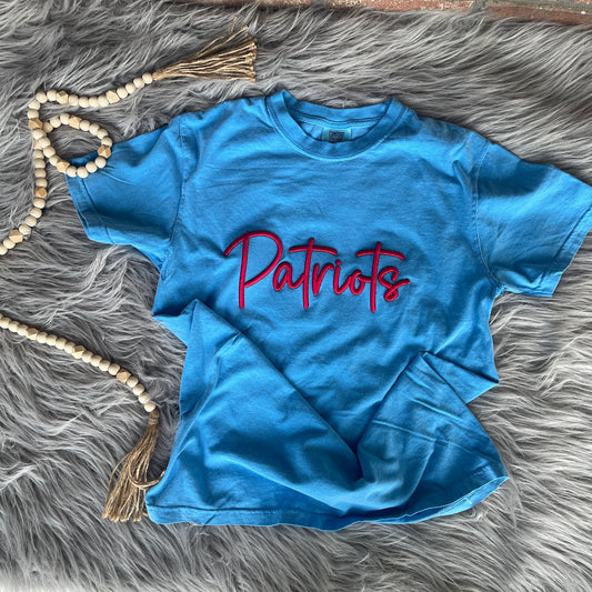 3D Customized Embroidered Tee