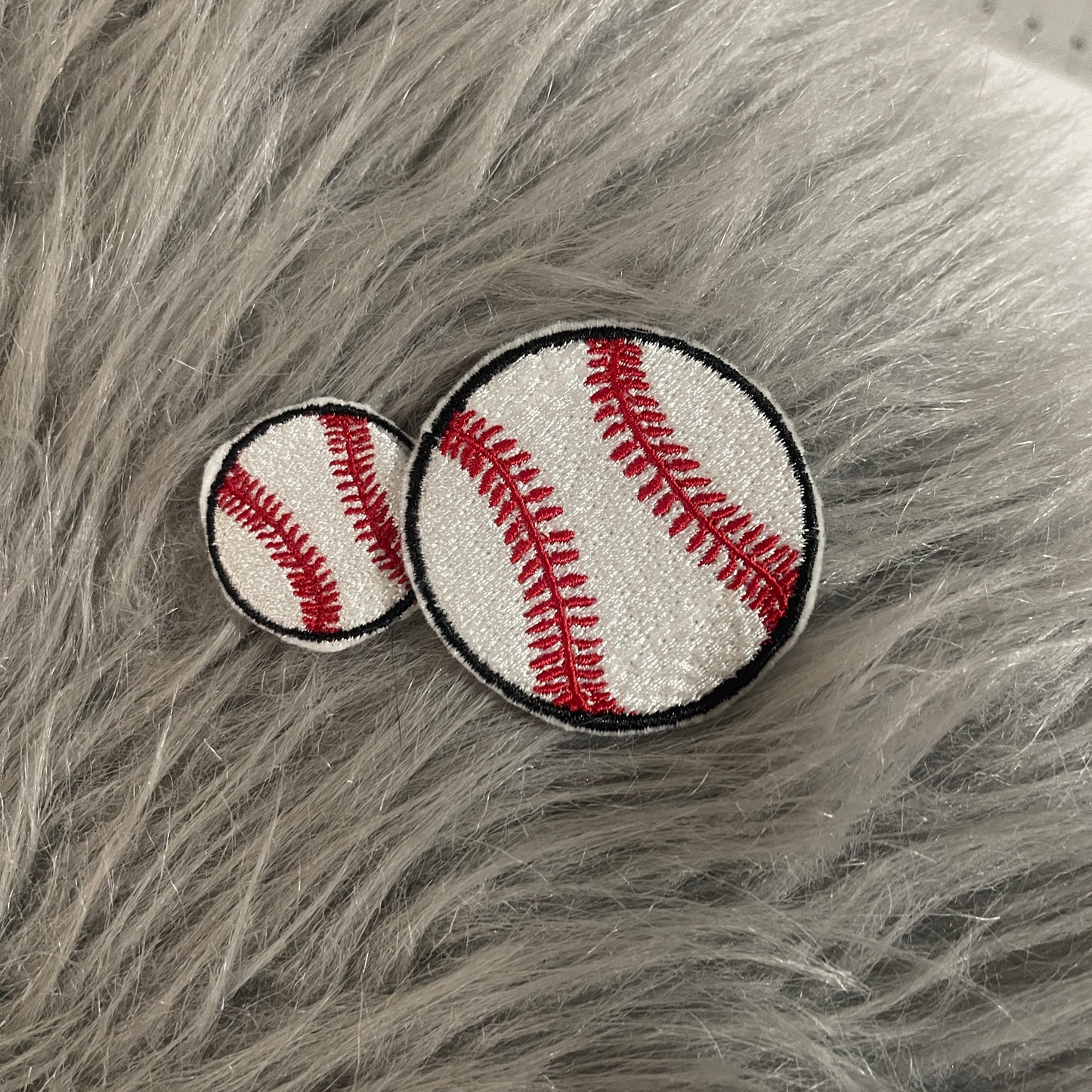 Baseball Iron on embroidered patch