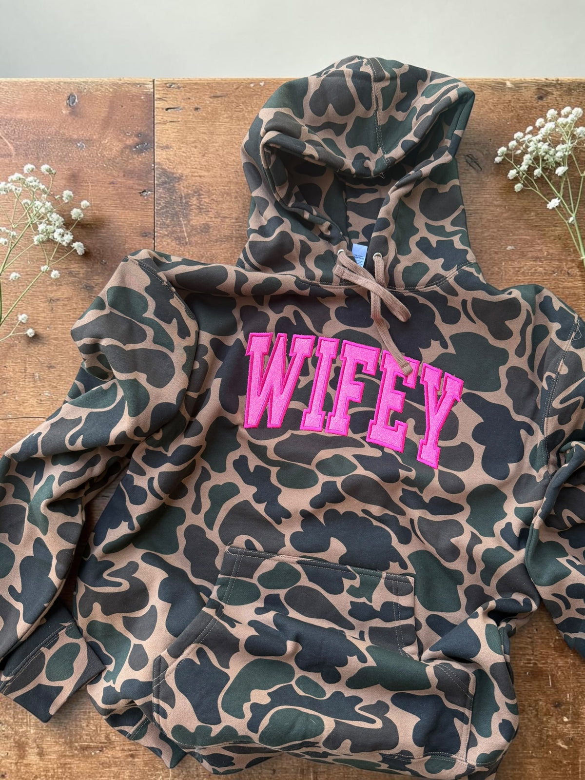 Duck Camo embroidered hoodie