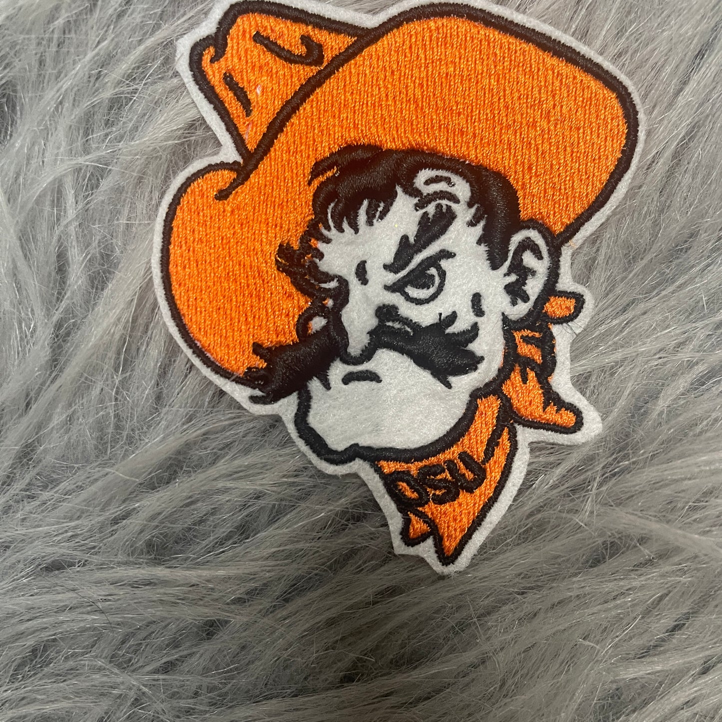 Pistol Pete iron on patch