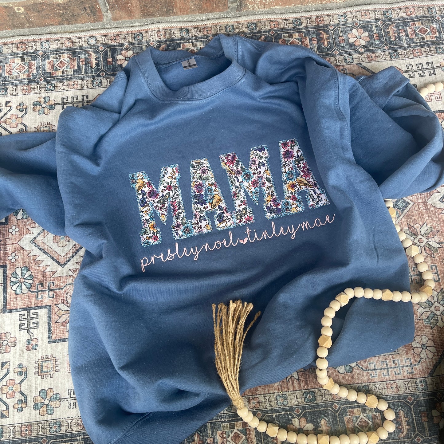 Customizable Mama Sweatshirt, Auntie, Wifey Etc